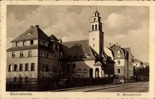 Ak Bischofswerda in Sachsen, St. Bennokirche