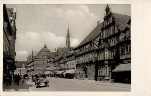 Ak Hameln an der Weser Niedersachsen, Osterstraße