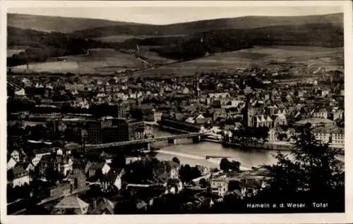 Ak Hameln an der Weser Niedersachsen, Totalansicht