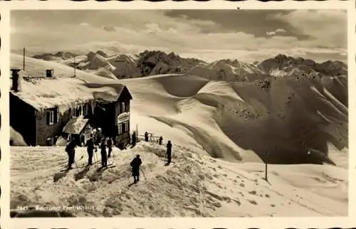 Ak Oberstdorf im Oberallgäu, Edmund Probsthaus, Blick g. Höfats u. Mädelegipfel