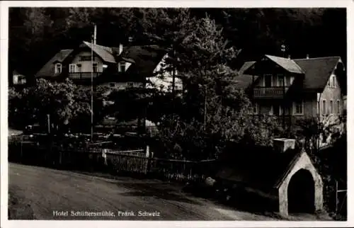 Ak Schüttersmühle Pottenstein in Oberfranken, Hotel