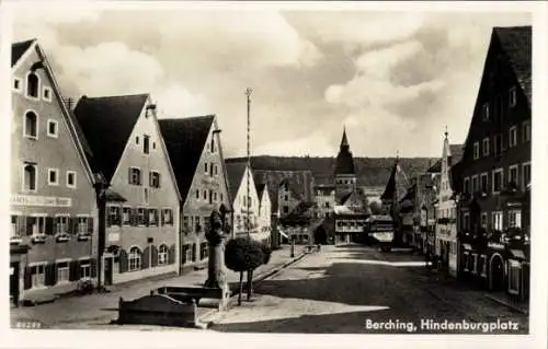 Ak Berching in der Fränkischen Alb Oberpfalz, Hindenburgplatz