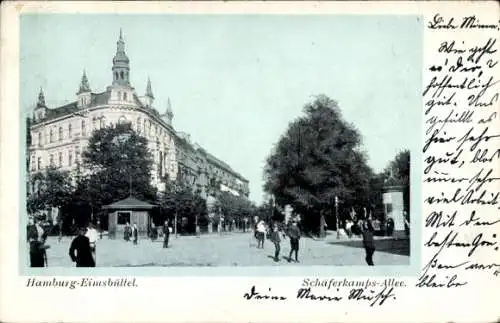 Ak Hamburg Eimsbüttel, Schäferkamps Allee