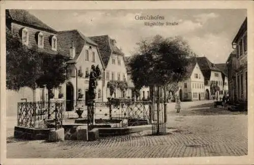 Ak Gerolzhofen in Unterfranken, Rügshöfer Straße