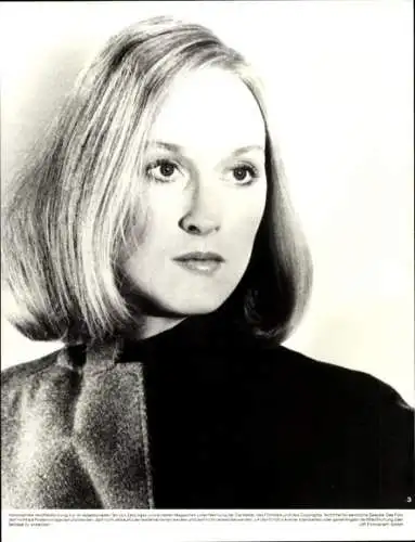 Foto Schauspieler, Meryl Streep, In der Stille der Nacht, Pressefoto