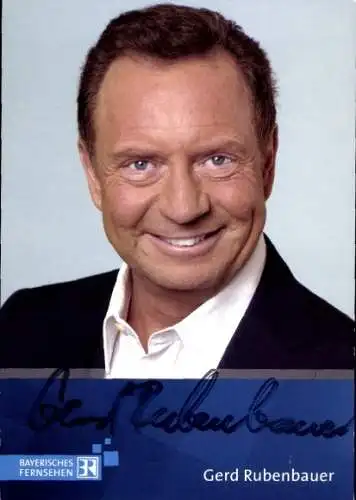 Ak Schauspieler Gerd Rubenbauer, Portrait, Autogramm