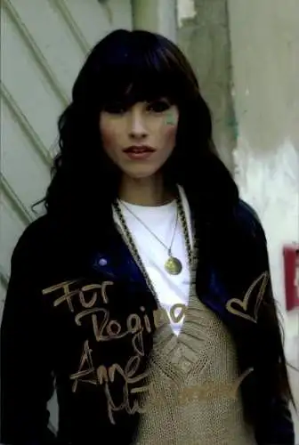 Ak Schauspielerin Anne Mühlbacher, Portrait, Autogramm