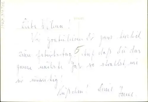 Ak Schauspielerin Irene Koss, zwei Kinder, Portrait, Autogramm