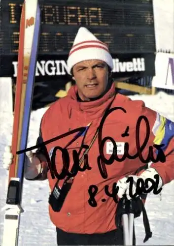 Ak Schauspieler Toni Sailer, Portrait, Autogramm, Ski