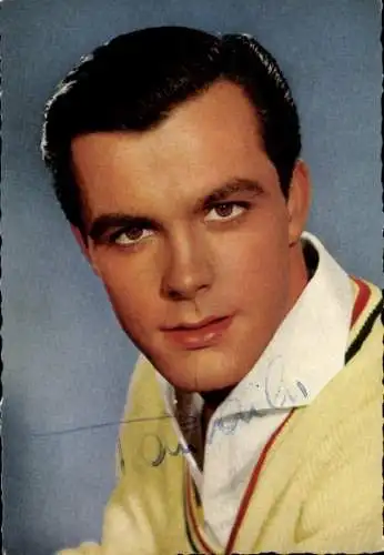 Ak Schauspieler Toni Sailer, Portrait, Autogramm