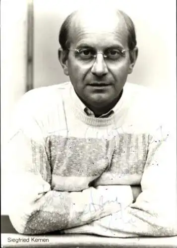 Ak Schauspieler Siegfried Kernen, Portrait, Autogramm