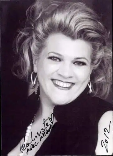Ak Schauspielerin Lea Linster, Portrait, Autogramm