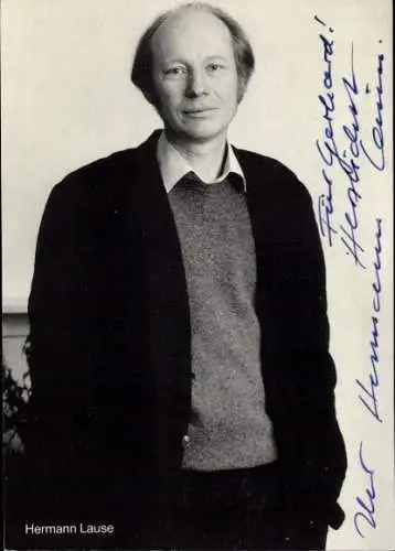 Ak Schauspieler Hermann Lause, Portrait, Autogramm