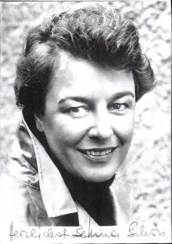 Ak Schauspielerin Vera Schneidenbach, Portrait, Autogramm