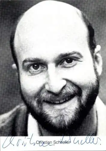 Ak Schauspieler Christian Schneller, Portrait, Autogramm