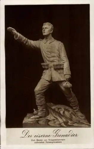 Ak Der eiserne Grenadier, Zum Besten der sächsischen Kaisergrenadiere