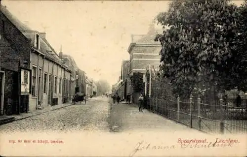 Ak Leerdam Südholland, Spoorstraat