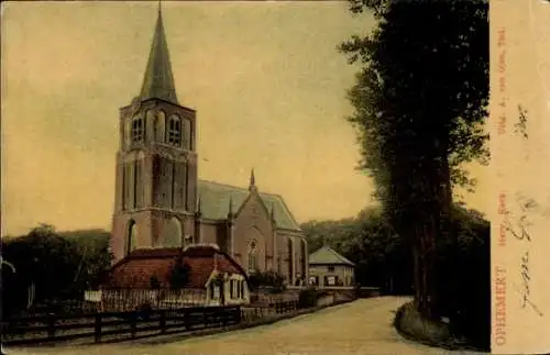 Ak Ophemert Gelderland Niederlande, Herv. Kirche