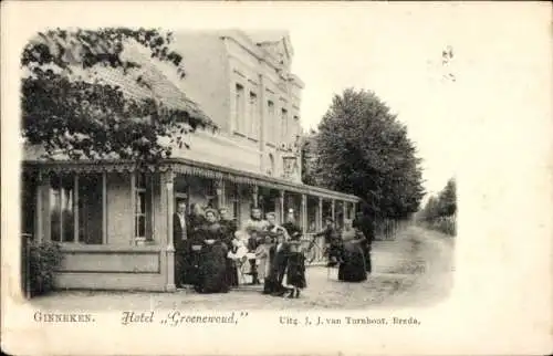 Ak Ginneken in Bavel Nordbrabant, Hotel Groenewoud