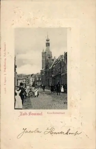 Präge Ak Zaltbommel Gelderland, Gasthuisstraat