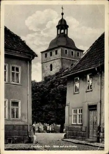 Ak Greußen in Thüringen, Kirche