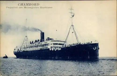 Ak Dampfer Chambord, Messageries Maritimes
