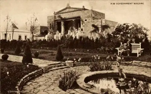 Ak Wembley London England, British Empire Exhibition 1924, H.M. Government Building