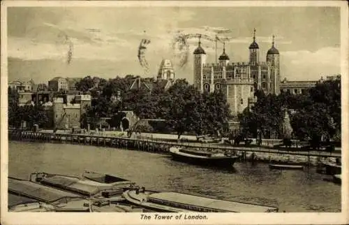 Ak London City England, Der Turm