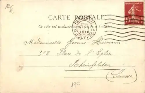 Ak Paris XVII, Gebäude Boulevard des Batignolles