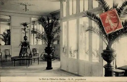 Ak Paris XVII, Der Saal des Hotel du Helder