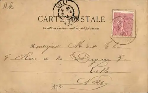 Ak Paris XVII., Bahnhof Batignolles, Rue Cardinet