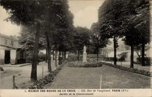 Ak Paris XV Vaugirard, Haus der Schwestern vom Kreuz, Rue de Vaugirard