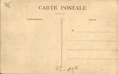 Ak Paris XV Vaugirard, Boulevard de Grenelle, Die große Seineflut vom 28. Januar 1910