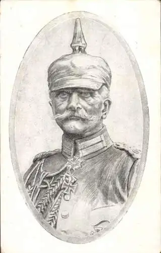 Künstler Ak Generalfeldmarschall August von Mackensen, Portrait