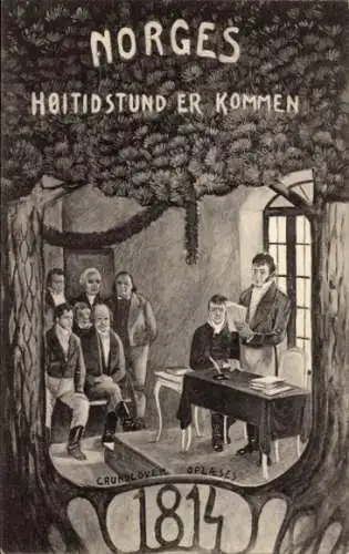Ak Norges, Hoitidstund er kommen, 1814