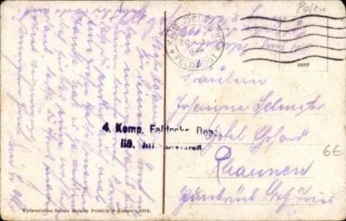 Ak Przemyśl Polen, Widok Ogólny Zasania, Totalansicht