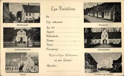 Ak Tonder Dänemark, Amtmandsgaarden, Torvet, Norregade, Schackenborg