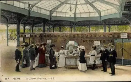 Ak Vichy Allier, La Source Mesdames
