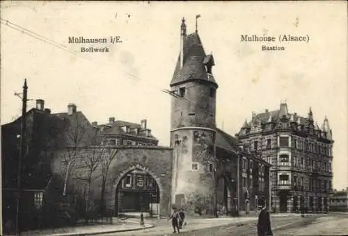 Ak Mulhouse Mülhausen Elsass Haut Rhin, Bollwerk