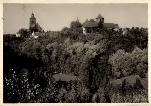 Ak Reszel Rössel Ostpreußen, Burg, Pfarrkirche