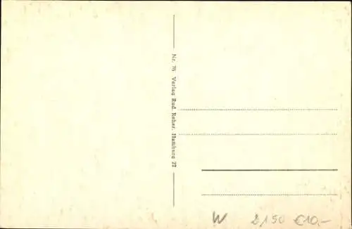 Ak Buxtehude in Niedersachsen, Jugendherberge, vor der Stadt, Warnschild