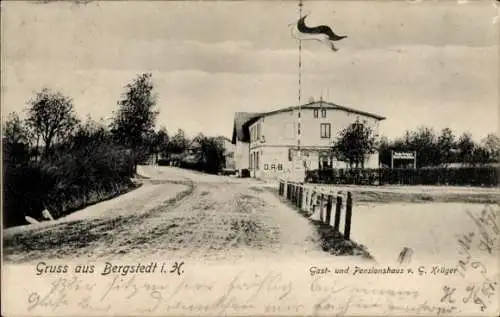 Ak Hamburg Wandsbek Bergstedt, Gasthaus, Pensionshaus G. Krüger