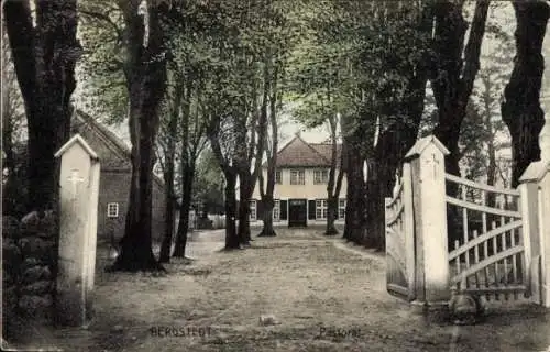 Ak Hamburg Wandsbek Bergstedt, Pastorat