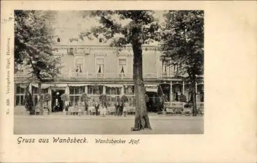 Ak Hamburg Wandsbek, Wandsbeker Hof