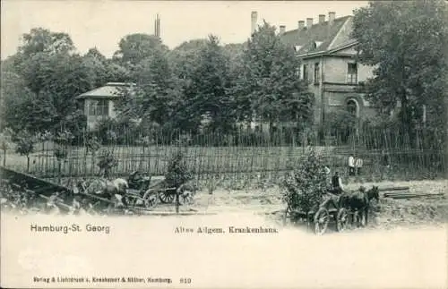 Ak Hamburg Mitte Sankt Georg, Altes Allgemeines Krankenhaus