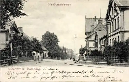 Ak Hamburg Eimsbüttel Niendorf, Hamburger Straße