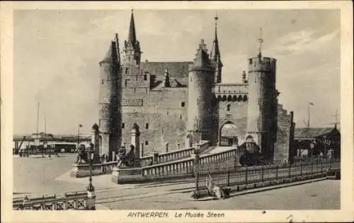 Ak Anvers Antwerpen Flandern, Musee Steen