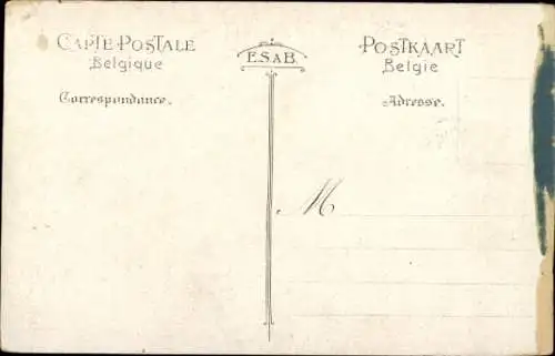 Ak Anvers Antwerpen Flandern, Une vue dans le Bassin Kattendijk