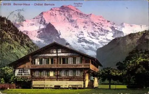 Ak Kanton Bern, Jungfrau, Berner Haus