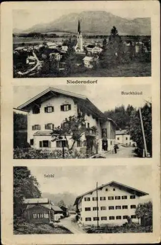 Ak Niederndorf in Tirol, Bruckhäusl, Sebbl